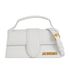 Le Bambino Mini Bag, &pound;220, Handbags, White, Leather, Front view